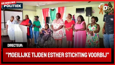 Kerstviering bij Ester stichting