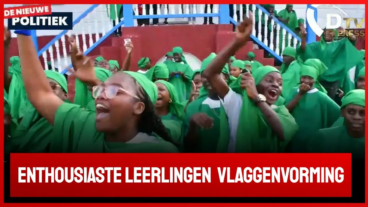 Live flitsen Gymnastrada Onafhankelijkheidsplein