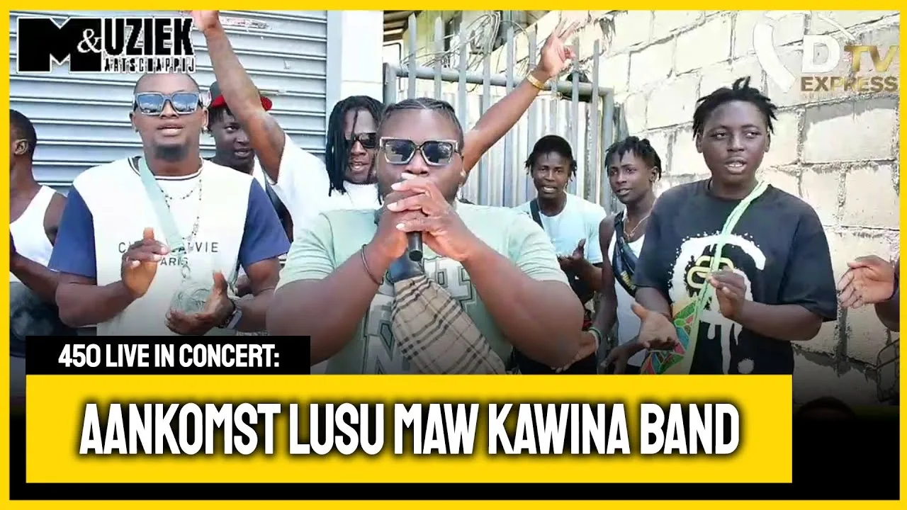 Raisa Overman & Shaq Apai met aankomst Lusumaw Kawinaband uit Goejaba