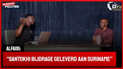 Heengaan Santokhi en actuele ontwikkelingen. DOE-voorzitter Steven Alfaisi