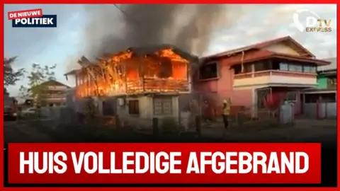 Woningen in brand te noord! Hoek Lepelbekstraat