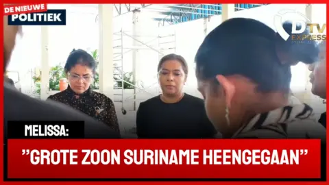 Delegatie NDP tekent condolenceregister Santokhi