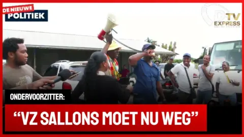 Medewerkers Openbaar Groen protesteren