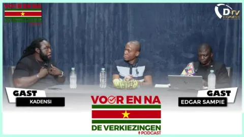 Onze gasten in ons nieuw Programma Arnold Kadensi en Edgar Sampi