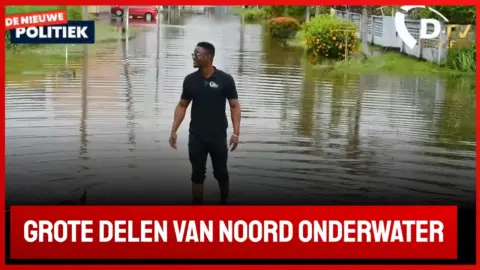 Paramaribo-Noord blank door zware regen