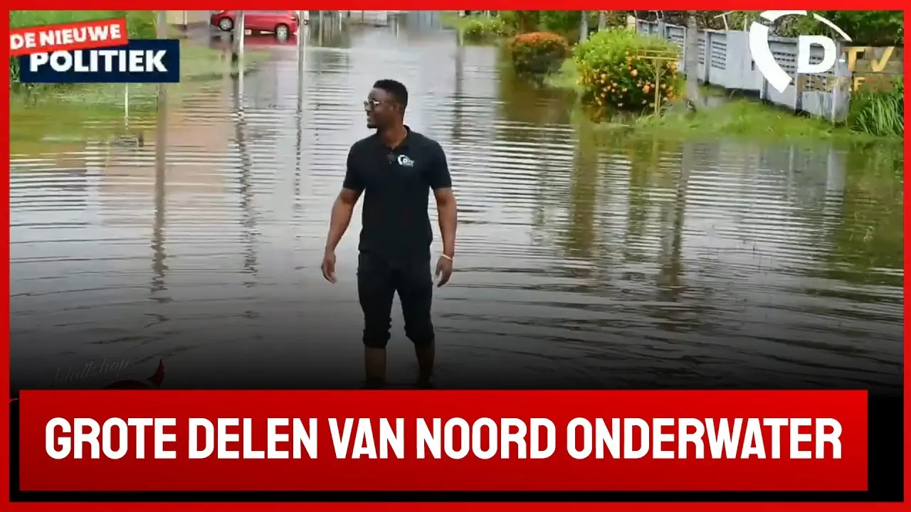 Paramaribo-Noord blank door zware regen