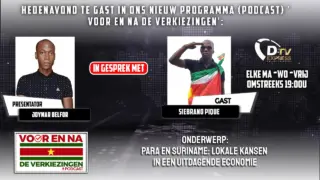SIEBRANO PIQUE over Para en Suriname: Lokale kansen in een uitdagende economie