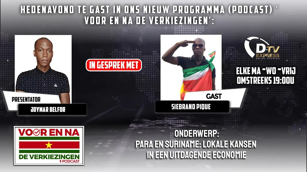 SIEBRANO PIQUE over Para en Suriname: Lokale kansen in een uitdagende economie
