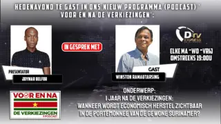 Wanneer Voelt een Surinamer Economisch Herstel?