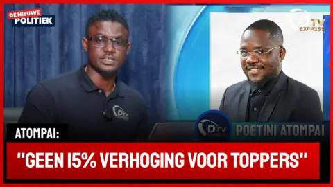 Mielando Atompai wil 15% verhoging alleen voor landsdienaren